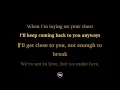 SIENNA SPIRO - We're Not In Love (Karaoke) Original Key