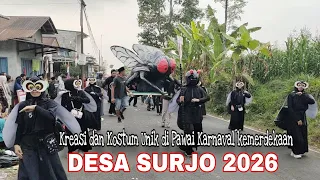pawai karnaval kemerdekaan desa surjo 2026