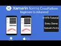 Xamarin Forms Entry Labels Buttons Demo Customer Order Tutorial 20