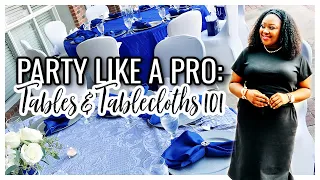 HOW TO ORDER THE RIGHT TABLE TABLECLOTH PARTY LIKE A PRO