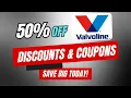 Valvoline Coupon Codes - Top Deals for Oil Changes