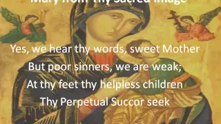 mary from thy sacred image