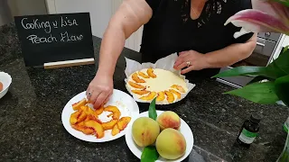 lisas peach flan