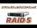 How to Configure RAID 5 on HP ProLiant DL380 Gen11 Step-by-Step Server RAID Setup Guide