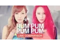 Download Lagu F(X) - Rum Pum Pum Pum (Line Comparison) 「without Sulli \u0026 Krystal」