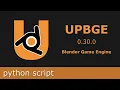 UPBGE tutorial - python script