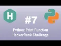 Python HackerRank Challenge Python Print Function