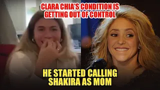 Clara Chia looks increasingly stressed making fun of Shakira s age and calling her Mom