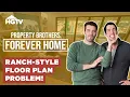 Fixing the Fireplace Problem - Full Episode Recap Property Brothers Forever Home HGTV