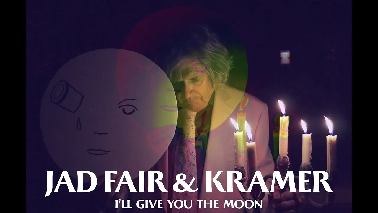 Jad Fair & Kramer - I'll Give You the Moon (Official Shimmy-Disc Video)