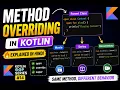 Method Overriding in Kotlin Explained in Hindi Kotlin OOP Tutorial for Beginners