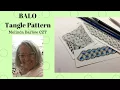 Zentangle Art Lesson Balo Tangle Pattern 281