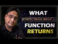 What does printf Return in C PPS BCS 101 BCS 201