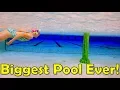 Biggest Pool We Have Ever Been In Oak Point