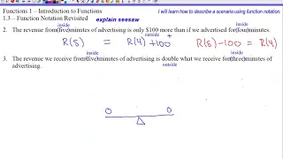 Functions 1 3 Function Notation Revisited