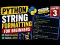 Python String Formatting Tutorial Chapter 3 Hindi f-string format formatting