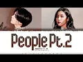 Download Lagu Agust D (BTS SUGA) - 'People Pt.2' (사람 Pt.2) [feat. IU] Lyrics [Color Coded_Han_Rom_Eng]