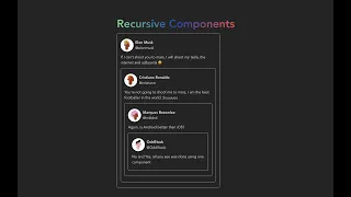 React Recursive Component - Introduction