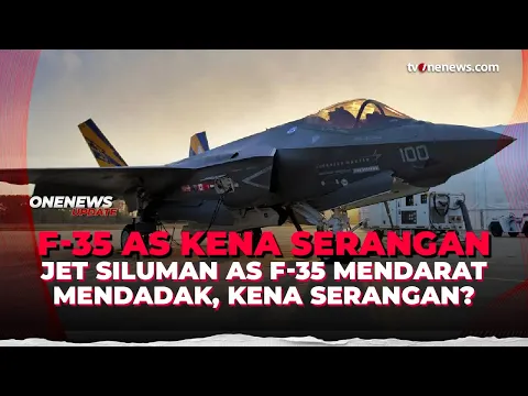 Jet Siluman F-35 AS Mendarat Mendadak Usai Misi, Diduga Kena Serangan
