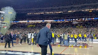 What it looks like courtside when you win a national championship
