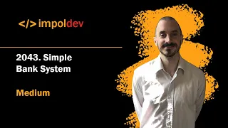 Simple Bank System LeetCode 2043 - Python