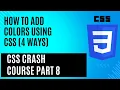 How to Add Colors to a Web Page Using CSS 4 Ways