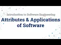 Attributes Applications of Software Software Engineering BANGLA Lecture