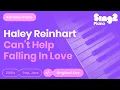 Download Lagu Can't Help Falling In Love Karaoke | Haley Reinhart (Karaoke Piano)
