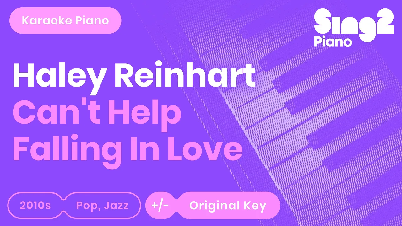 Download Can T Help Falling In Love Piano Karaoke Haley Reinhart Mp3 Free Mp3 Download Download Can T Help Falling In Love Piano Karaoke Haley Reinhart Mp3 Free Mp3 Download