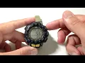 Casio Protrek PRG-240 Adjust Time and Date