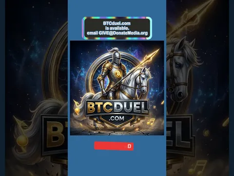 BTCduel.com - Elite Bitcoin Gaming & Crypto PvP Domain Name Available ♥ Non-profit DonateMedia.org