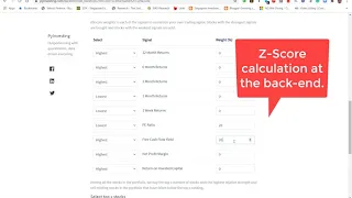 Using Pyinvesting com for Simple Factor Backtesting