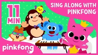 Download Dance with Pinkfong and more | Sing Along with Pinkfong | +Compilation | Pinkfong Songs for Children MP3