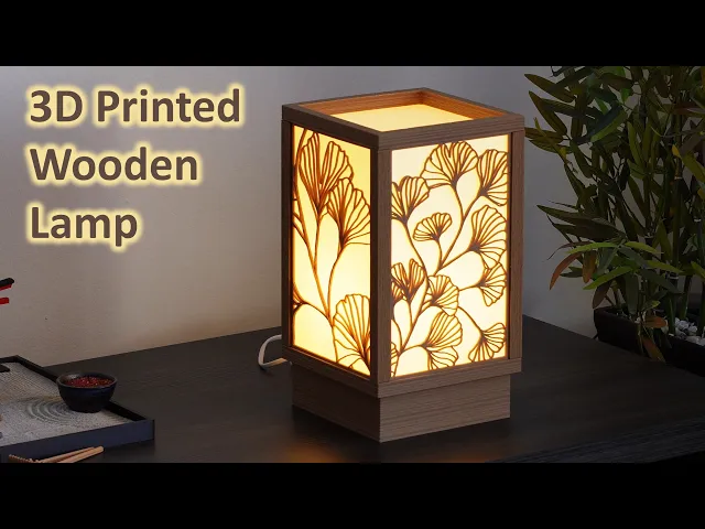 Japanese Lamp Ginkgo Line Art video thumbnail