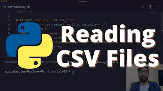 42 Reading CSV Files in Python Python Project