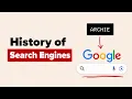 35 Years of Search Engine Evolution in 10 Minutes From Archie to AI