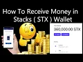 How To Receive Money in Stacks STX Wallet Blockstack Tutorial