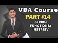 Learn Excel VBA - String Functions Instrrev