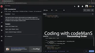 Codewars Python 7 kyu Descending Order