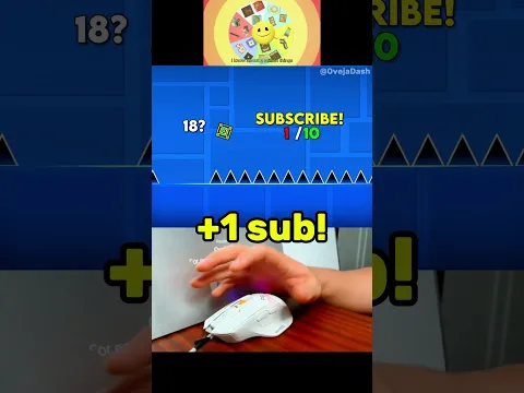 It's Me It's Verity VS 18 Spike Cube Jump in Geometry Dash! #shorts