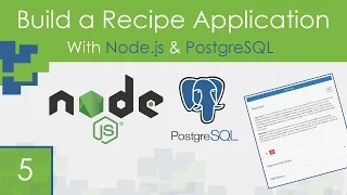 Recipe App Using Node js PostgreSQL - Part 5
