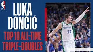 LUKA DONCIC enters TOP 10 on NBA s all-time TRIPLE-DOUBLE LIST Mavs vs Sixers HIGHLIGHTS