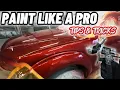 Auto painting guide Tips and tricks to applying a base coat and clear clear coat finish
