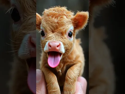 So cute, i want to bully you #cute #adorable #pet #cow #babyanimals #fluffy #cuteanimalBaby