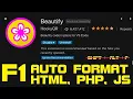 Easy way to Auto Format using Beautify in Visual Studio Code