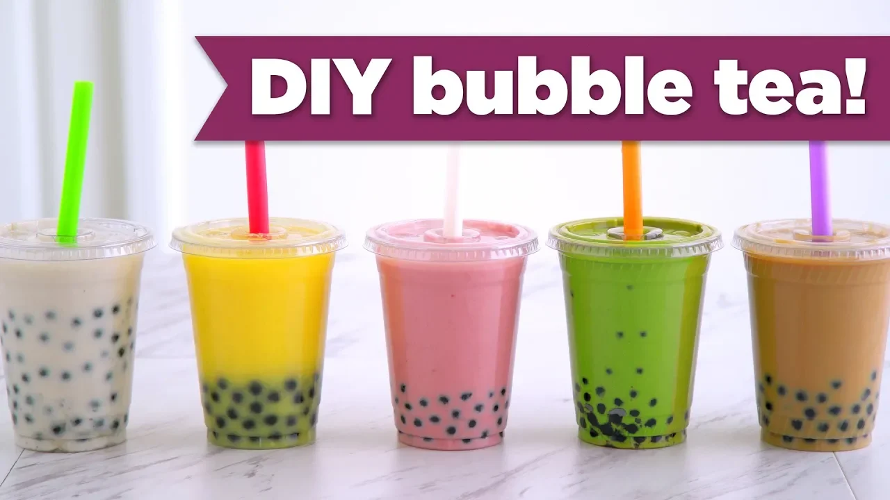 DIY Boba / Bubble Tea! Healthy Recipes - Mind Over Munch