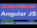 1 Angular JS Introduction to Angular JS 3-tier Arch of developing Web Apps by Sai Sir