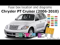 Fuse box location and diagrams Chrysler PT Cruiser 2006-2010