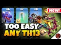NEW TH13 Dragon Rider Attack DESTROYS Every Base Best TH13 Attack Strategy in Clash of Clans