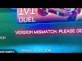 Rocket League version mismatch Xbox One